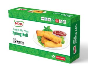 Moja Mini Vegetable Spring Roll (20gm X 15 pcs)