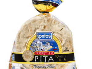 7-Inch White Pocket-Less Pita 12/10